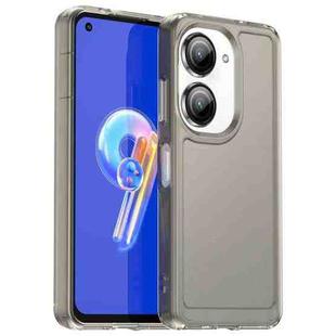 For ASUS Zenfone 9 Candy Series TPU Phone Case(Transparent Grey)