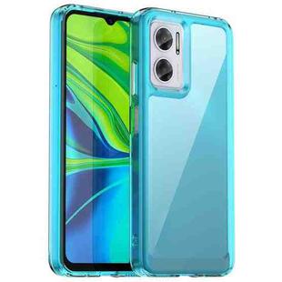 For Xiaomi Redmi Note 11E Candy Series TPU Phone Case(Transparent Blue)