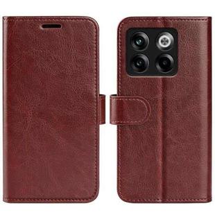 For OnePlus Ace Pro R64 Texture Leather Phone Case(Brown)