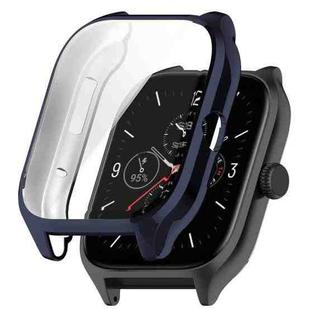 For Amazfit GTS 4 TPU Full-Enclosed Watch Case(Dark Blue)