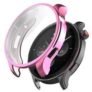 For Amazfit GTR 4 TPU Full-Enclosed Watch Case(Pink)