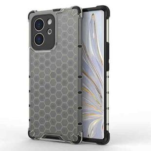 For Honor 80 SE Honeycomb Phone Case(Black)