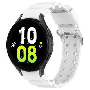 For Samsung Galaxy Watch5 40mm Armor Pure Color Silicone Watch Band(White)