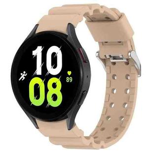 For Samsung Galaxy Watch5 44mm Armor Silicone Watch Band + Protective Case(Pink)