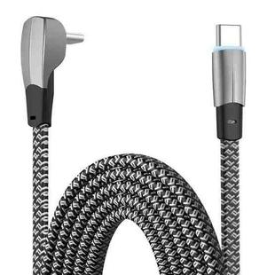 ENKAY Hat-Prince 65W USB-C / Type-C to Type-C 6A Fast Charging Data Weave Cable, Length:2m