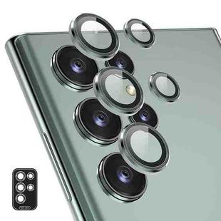 For Samsung Galaxy S23 Ultra 5G ENKAY Rear Lens Aluminium Alloy Tempered Glass Film(Green)