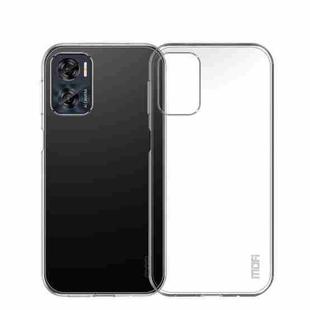 For Motorola Moto E22 / E22i MOFI Ming Series Ultra-thin TPU Phone Case(Transparent)