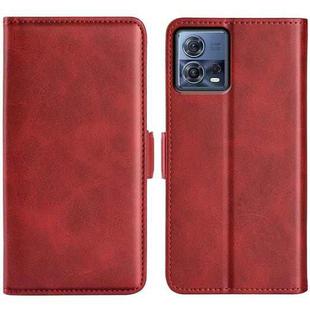 For Motorola Moto S30 Pro Dual-side Magnetic Buckle Leather Phone Case(Red)