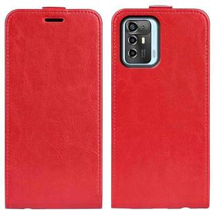 For ZTE Blade A72 5G R64 Texture Vertical Flip Leather Phone Case(Red)