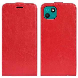 For Wiko T10 R64 Texture Vertical Flip Leather Phone Case(Red)