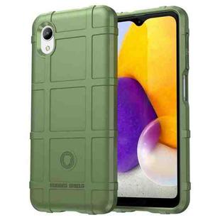 For Samsung Galaxy A22e Full Coverage Shockproof TPU Phone Case(Green)