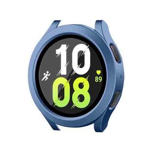 For Samsung Galaxy Watch4/5 40mm ENKAY Hat-Prince Waterproof Full Coverage PC Frame + 9H Tempered Glass Case(Grey Blue)