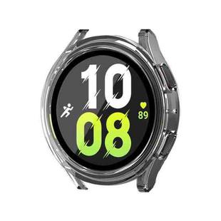 For Samsung Galaxy Watch4/5 44mm ENKAY Hat-Prince Waterproof Full Coverage PC Frame + 9H Tempered Glass Case(Transparent)