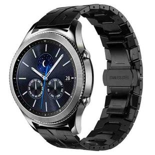For Samsung Gear S3 Classic Armor Stainless Steel Metal Watch Band(Black)