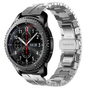 For Samsung Gear S3 Frontier Armor Stainless Steel Metal Watch Band(Silver)