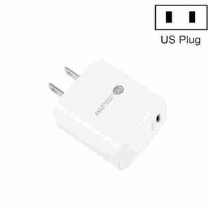 PD11 Mini Single Port PD3.0 USB-C / Type-C 20W Fast Charger for iPhone / iPad Series, US Plug(White)