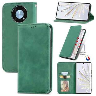 For Huawei Nova Y90 Retro Skin Feel Magnetic Leather Phone Case(Green)