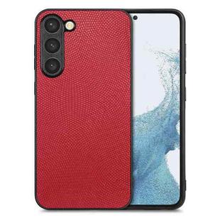 For Samsung Galaxy S23+ 5G Flow Color Back Cover Leather Phone Case(Red)