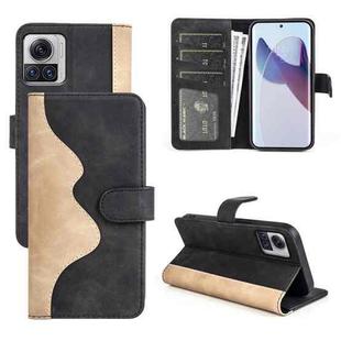 For Motorola Moto X30 Pro Stitching Horizontal Flip Leather Phone Case(Black)