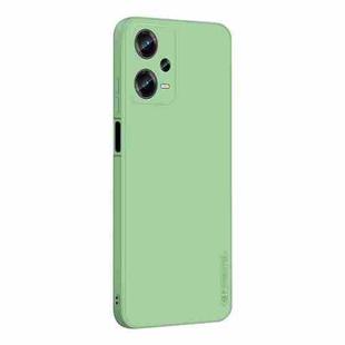 For Xiaomi Redmi Note 12 Pro 5G China PINWUYO Sense Series Liquid Silicone TPU Phone Case(Green)