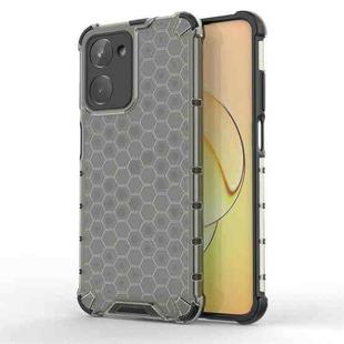 For Realme 10 Pro 5G Honeycomb Shockproof Phone Case(Black)