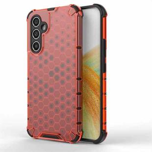 For Samsung Galaxy A54 5G Honeycomb Shockproof Phone Case(Red)