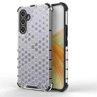 For Samsung Galaxy A54 5G Honeycomb Shockproof Phone Case(White)
