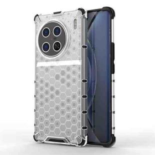 For vivo X90 Pro+ Honeycomb Shockproof Phone Case(White)