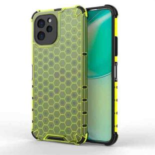 For Huawei Nova Y61 4G Honeycomb Shockproof Phone Case(Green)