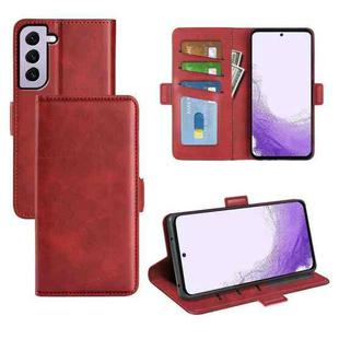 For Samsung Galaxy S23 5G Dual-side Magnetic Buckle Leather Phone Case(Red)