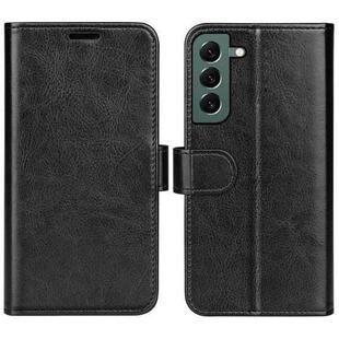 For Samsung Galaxy S23+ 5G R64 Texture Leather Phone Case(Black)