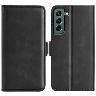 For Samsung Galaxy S23+ 5G Dual-side Magnetic Buckle Leather Phone Case(Black)