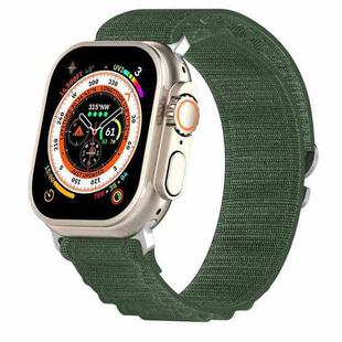 Double Color Nylon Watch Band For Apple Watch Ultra 49mm(Green)