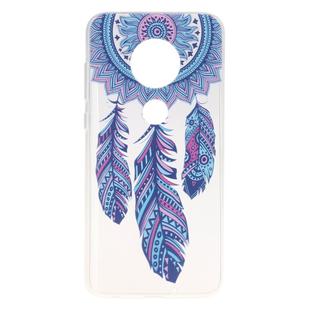 Stylish and Beautiful Pattern TPU Drop Protection Cover for MOTO G7(Wind chimes)