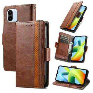 For Xiaomi Redmi A1+ CaseNeo Splicing Dual Magnetic Buckle Leather Phone Case(Brown)