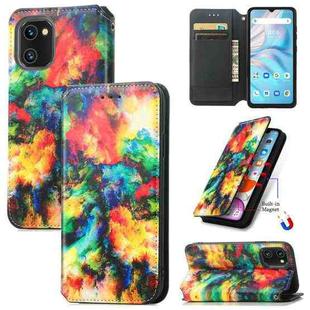 For UMIDIGI A13S CaseNeo Colorful Magnetic Leather Phone Case(Colorful Cloud)