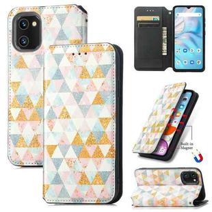 For UMIDIGI A13S CaseNeo Colorful Magnetic Leather Phone Case(Rhombus)