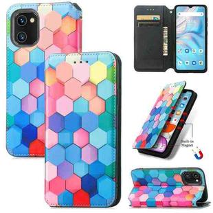 For UMIDIGI A13S CaseNeo Colorful Magnetic Leather Phone Case(Colorful Cube)