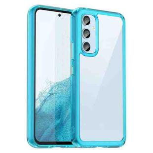 For Samsung Galaxy A54 5G Colorful Series Acrylic + TPU Phone Case(Transparent Blue)