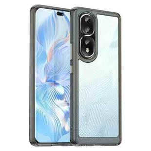 For Honor 80 Pro 5G Colorful Series Acrylic + TPU Phone Case(Transparent Grey)