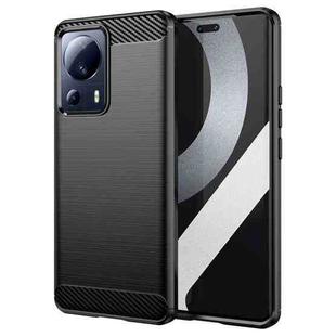 For Xiaomi Civi 2 Brushed Texture Carbon Fiber TPU Phone Case(Black)