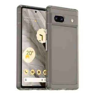 For Googel Pixel 7a Candy Series TPU Phone Case(Transparent Grey)