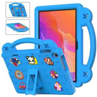 For Huawei MatePad T10S 10.1 / T10 9.7 Handle Kickstand Children EVA Shockproof Tablet Case(Sky Blue)