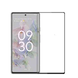 For Google Pixel 7A PINWUYO 9H 3D Curved Full Screen Explosion-proof Tempered Glass Film(Black)