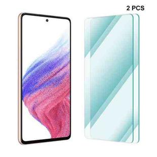 For Samsung Galaxy A54 5G 2pcs ENKAY Hat-Prince 0.26mm 9H 2.5D Tempered Glass Film