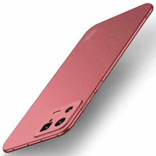 For Xiaomi 13 MOFI Fandun Series Frosted Ultra-thin PC Hard Phone Case(Red)