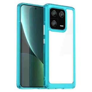 For Xiaomi 13 Pro Colorful Series Acrylic + TPU Phone Case(Transparent Blue)