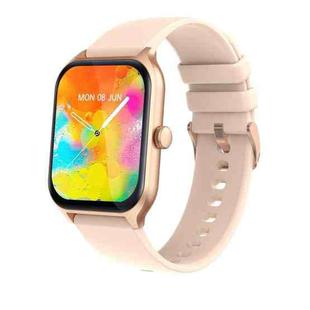 P58 1.96 inch Color Screen Smart Watch Support Heart Rate Monitoring / Blood Pressure Monitoring(Gold)