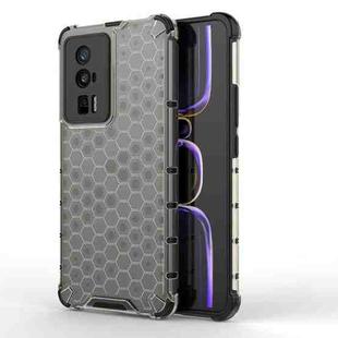 For Xiaomi Redmi K60 / K60 Pro Shockproof Honeycomb Phone Case(Black)