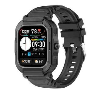 H30 1.91 inch Color Screen Smart Watch,Support Heart Rate Monitoring / Blood Pressure Monitoring(Black)